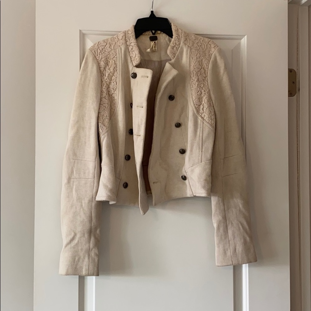 free people cropped coat